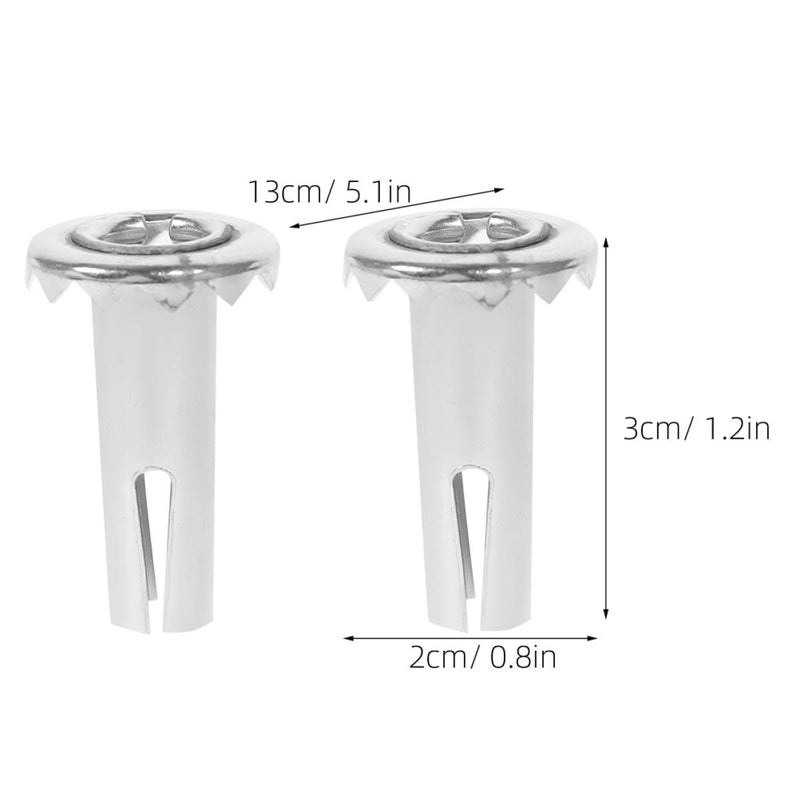 Metal Caster Socket Inserts 8pcs for 8x36 8x38mm Furniture Casters Replacement - Image 5